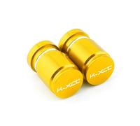 Tapas de válvulas para neumáticos de Motocicleta para KYMCO K-XCT KXCT K XCT 125 300 400 Nikita 200/300I Accesorios CNC para Motocicleta Tapones para Válvulas De Neumáticos De Ruedas(Glod)