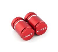 Tapas de válvulas para neumáticos de Motocicleta para KYMCO K-XCT KXCT K XCT 125 300 400 Nikita 200/300I Accesorios CNC para Motocicleta Tapones para Válvulas De Neumáticos De Ruedas(Red)
