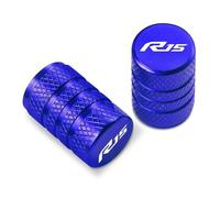Tapas de válvulas Tapas De Válvula Neumático Motocicleta Cubierta Vástago Puerto Aire para Yamaha YZF R15 V2 V3 ABS 2009 2010 2011 2012 2013 2014 2015 2016 2017 2018 2019 2020(BLU)