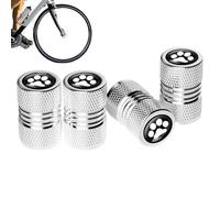 Tapas de vástago para válvula de perro - Tapas neumáticas 4, tapones de prueba Felt | Kit de accesorios antifundibles decorativos, Juntas de aire duraderas para ruedas de vehículo de motocicleta