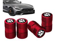 Tapas de vástago para válvula de perro - Tapas neumáticas 4, tapones de prueba Felt | Kit de accesorios antifundibles decorativos, Juntas de aire duraderas para ruedas de vehículo de motocicleta