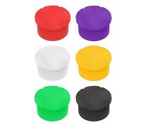 Tapas De Viales De Vidrio - Paquete De 6 Tap As De Accesorios De Laboratorio Fáciles De Limpiar | Protectoras De Viales De Vidrio Para Una Rápida Organización E Identificación En La Industria, La