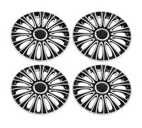 Tapas del Coche, Protector de Llanta de Rueda Tapas Tapas de Rueda de 14 Pulgadas Plateado Ligero para la Mayoría de los Coches