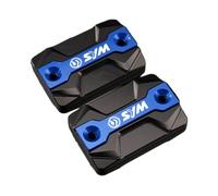 Tapas Del Depósito De Líquido De Freno Delantero Motocicleta Para SYM CRUISYM 300 GTS 300i 250 JOYMAX Z 125 250 300 Tapa De Llenado De Aceite(1 pair Blue)