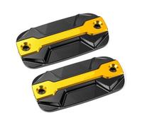 Tapas Del Depósito De Líquido De Freno Y Embrague Delantero CNC Para Motocicleta Para VFR 800 VFR800X VFR800F VFR1200x Para Crosstourer CFCPKOYOZD(Gold 1 Pair)