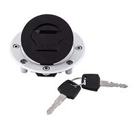 Tapas del tanque de combustible, Tapón del tanque de combustible de aluminio con 2 llaves para GSX, GSXR, Ka-tana