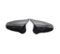 Tapas Espejo Coche Cubiertas Espejo Retrovisor ABS Fibra Carbono Negro Brillante Para F80 Para M3 F82 F83 Para M4 2015-2018(Negro)