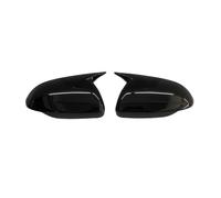 Tapas Espejo Coche Para Kia Para Rio 2018-2023 SIN Señal Giro Cubierta Espejo Retrovisor Lateral Tapa Ala Exterior(Glossy Black)