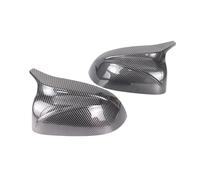 Tapas Espejo Lateral Para B&MW Para X3 G01 Para X4 G02 Para X5 G05 Para X6 G06 Para X7 G07 2018-2020 Cubierta Espejo Retrovisor Negra X3M Look(Carbon Fiber Look)