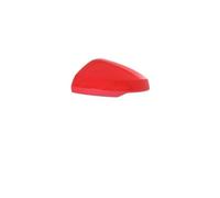 Tapas Espejo Puerta Para VW Para Polo Para MK6 Pintura Negra Roja Plateada Espejo Tapa Carcasa(Flash Red RH)