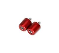 Tapas Extremo Barra Agarre Manual Motocicleta 8mm Peso Equilibrio | Para CFMOTO 400NK 800NK Tapones de extremo del manillar de la motocicleta(ROJO)