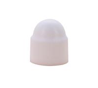 Tapas for tornillos hexagonales M3-M24, de plástico PE, for protección de tuercas y pernos, for decoración de ruedas de coche(White,M12x18x23-10pcs)