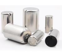 Tapas for tubos de ensayo de laboratorio de acero inoxidable 304 (juego de 20 unidades) for tubos de vidrio de 13/15/18/21/25 mm(18# for Diameter 18mm)