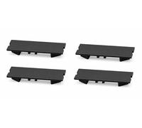Tapas Para Anclajes de Asientos T5-T5.1 T6 Compatible con Multivan-Transporter-Caravelle-Kombi-Shuttle/Embellecedores de Anclajes Asientos/Tapas Para Base de Asiento (Pack 4)