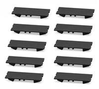 Tapas Para Anclajes de Asientos T5-T5.1 T6 Compatible con Multivan-Transporter-Caravelle-Kombi-Shuttle/Embellecedores de Anclajes Asientos/Tapas Para Base de Asiento (Pack 10)