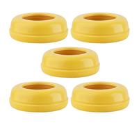 Tapas para biberones - Anillos de rosca de repuesto de 6x6x2 cm, collares de sellado a prueba de fugas para alimentación infantil, accesorios para biberones aptos para lavavajillas Dr Brown's,