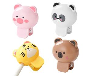 Tapas para cepillo de dientes | Funda para cabezal de cepillo de dientes eléctrico con forma de animal - Protector decorativo con abrazadera para viajes, hotel, dormitorio, baño, camping