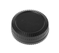 Tapas para el cuerpo de la lente trasera de la cámara Establecer el soporte de tornillo de polvo para plástico protector negro reemplazo para tapas de accesorios de cámara