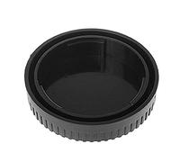 Tapas para el cuerpo de la lente trasera de la cámara Establecer el soporte de tornillo de polvo para plástico protector negro reemplazo para tapas de accesorios de cámara