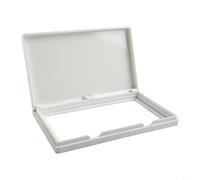 tapas para enchufes, 86 Type Flip Covers, Switch Cover Protector Plastic Socket Waterproof Boxes Wall-Mounted(White)