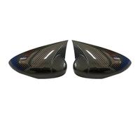 Tapas Para Espejos Laterales Estilo M Para Ford Para Fiesta Para MK7 2009-2018 Accesorios Adicionales Cubiertas(Carbon Look)