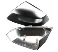 Tapas para espejos retrovisores 2 cubiertas de espejo retrovisor lateral Para Q5 FY para Q7 4M SQ5 2017-2021, tapas plateadas mate de aluminio cromado cepillado.(No hole)
