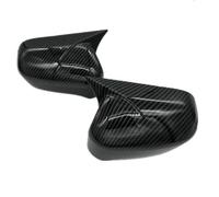 Tapas para espejos retrovisores Cubierta lateral del espejo retrovisor para Civic 8° (2006-2011), apariencia de fibra de carbono, color, decorativa, adecuada(Carbon)