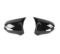 Tapas para espejos retrovisores Par De Cubiertas Para Espejo Retrovisor Lateral De Coche Para Civic 8.º (2005-2011), Pegatinas Para Tapa De Ala Decorativos Para Puerta Trasera.(Black)