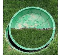 Tapas para fosas sépticas de 16, 20, 24, 27, 31 y 40 Pulgadas, Tapas de alcantarilla Redondas Ocultas, Tapas de alcantarilla comerciales empotradas en césped con Salidas de Drenaje, Adecuada