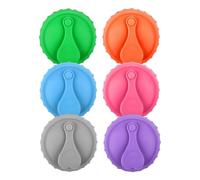 Tapas Para Latas De Refresco | 6 Unidades Para Refrescos Que Conservan La Frescura Y El | Accesorio De Bar Que Conserva La Carbonatación Para Cerveza, Bebidas, Y Bebidas Energéticas