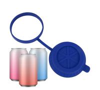 Tapas para latas de refresco, tapas de silicona, aptas para lavavajillas, 2.24 pulgadas de diámetro, protector de bebidas para jugos, bebidas, cine, festival de música, junto a la piscina