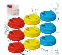 Tapas Para Latas De Refresco, Tapas Para Latas Mejoradas, Protector Redondo, Tapón O Protector De Plástico Reutilizable Contra Derrames (Color mixto 9)