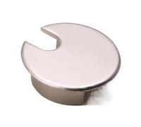 Tapas para orificios de cables de escritorio, Pasacables for Escritorio, Cubiertas for Orificios for Cables, Aleación De Zinc, Multicolor, 35 Mm, Paquete De 2(Brushed)