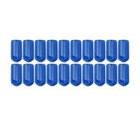 Tapas para pezones de purga de frenos Cubiertas antipolvo de PVC de alta durabilidad Protegen los tornillos de la pinza de freno del polvo y la humedad Ajuste universal para la (Azul)