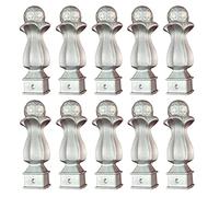 Tapas para postes de valla, Fence Post Caps Spear Finials Pack of 10 Aluminum for Patio Garden