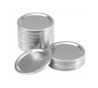 tapas para tarros Mason Jar de metal, anchas, conservas, reutilizables, a prueba de fugas, tipo de tapa, 70 mm