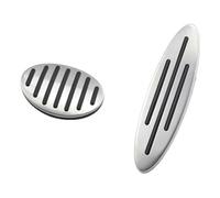 Tapas Pedal Freno para Mini para Cooper R52 R56 R57 R59 F55 Transmisión Automática LHD 2 Uds Reposapiés Acero Inoxidable Cubierta Pedal Embrague Freno De Gas Pedal Reposapiés Freno