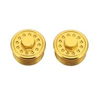 Tapas Precarga para Horquilla CB600F para Hornet 2007-2008 Pernos Horquilla Delantera Tornillo Amortiguador Negro Dorado, Par 51454-MFG-D01(Oro)