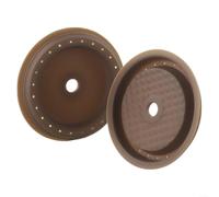 Tapas recargables para cápsulas de café compatibles VertuoLine, reutilizables, resistentes al calor, fáciles de limpiar, juego de 2 unidades con cuchara y cepillo (2 unidades)