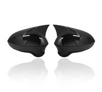 Tapas Retrovisor Para Asiento Para Leon MK2 1P Para Ibiza MK4 6J 2008-2017 Negro Brillante/cubiertas Espejo Retrovisor Fibra Carbono Tapas Cubierta Caja(ABS Black)