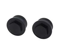 Tapas superiores de horquilla delantera, perno, tuerca ciega, aluminio, compatible con ZR400 X 2002-2007(black)
