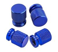 Tapas Válvulas Neumático para BMW X1 X3 X5 X6 X7 M para Performance | Aluminio Resistente Al Polvo Tapones Rueda Coche Protección lluvia Nieve Y Barro(Azul)