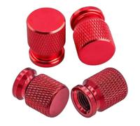 Tapas Válvulas Neumático para BMW X1 X3 X5 X6 X7 M para Performance | Aluminio Resistente Al Polvo Tapones Rueda Coche Protección lluvia Nieve Y Barro(rojo)