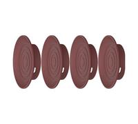 Tapas y bandejas reutilizables de silicona para copas de vino, aptas para lavavajillas, para interiores y exteriores, entretenimiento, viajes, juego de tapas de copa de vino