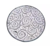 Tapas Y Marcos De Alcantarilla De Arenisca, Tapas Decorativas For Jardines, Ideales For Entradas De Vehículos, Patios, Jardines, Zonas Verdes Y Aceras.(23.6x23.6x1.1in)