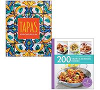 Tapas y otros platos españoles para compartir [Tapa dura] Por Ryland Peters & Small & 200 Tapas & Spanish Dishes By Emma Lewis Juego de colección de 2 libros