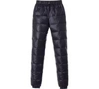 Tapasimme Pantalones de Plumón de Invierno Pantalones de Esquí al Aire Libre a Prueba de Viento y Cálidos Pantalones de Nieve Compresibles (M, Negro)