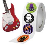 Tape - Cinta decorativa de 500 hojas y rollo decorativo para cuadernos, cartas y regalo, diseño de Halloween