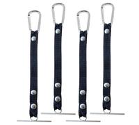 Tape Holder Chain,4 Pieces Polyester Electrical Tape Chain Strap - Storage & Home Organisation, Gadget Organizer With Clip Strip For Warehouse Construction Drywall Car Automotive Electrician