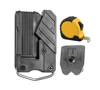 Tape Measure Belt Clip, Quick Access Tool Holster, Locking Tape Holder Organizer, Durable Clips On Pouch, Ideal para Construcción, Carpentry, Climbing, Outdoor Work, Home Tasks, 8,5 cm Black